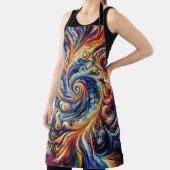 Kleurrijke beweging Abstracte kunst Schort (Insitu)