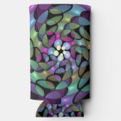 Kleurrijke Bewegingen Abstracte Trippy Fractal Art (Achterkant)