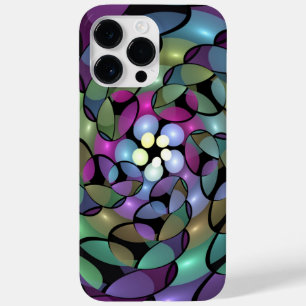 Kleurrijke Bewegingen Abstracte Trippy Fractal Art Case-Mate iPhone 14 Pro Max Hoesje