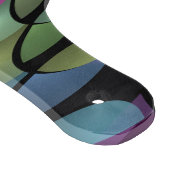 Kleurrijke Bewegingen Abstracte Trippy Fractal Art Snijplank (Hoek)