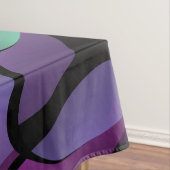 Kleurrijke Bewegingen Abstracte Trippy Fractal Art Tafelkleed (Voorbeeld)