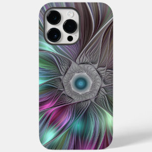 Kleurrijke Big Flower Abstract Trippy Fractal Art Case-Mate iPhone 14 Pro Max Hoesje