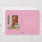 Kleurrijke Big Joy Christmas Kaart (Achterkant)