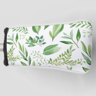 Kleurrijke bijtende EucalyptusWaterverf laat de kl Golfheadcover