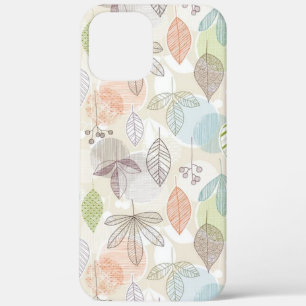kleurrijke bladeren Hoesje-Mate samsung-hoesje iPhone 12 Pro Max Hoesje