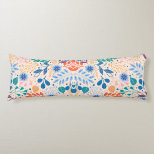 Kleurrijke bladeren Modern Foliage Patroon Lichaamskussen