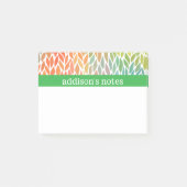 Kleurrijke bladeren post-it® notes (Voorkant)