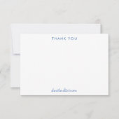 Kleurrijke blauwe gele roze strepen, speciaal gepe bedankkaart (Voorkant)