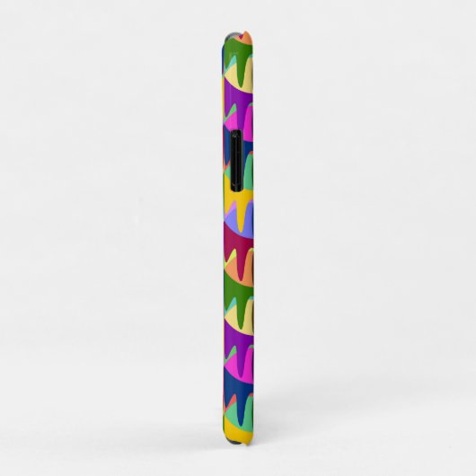 Kleurrijke bloederige ogen pop kunst oerwoud Case-Mate iPhone case (Achterkant/rechts)