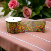 Kleurrijke bloeiende Nasturtiums Berries Cake Box Lint