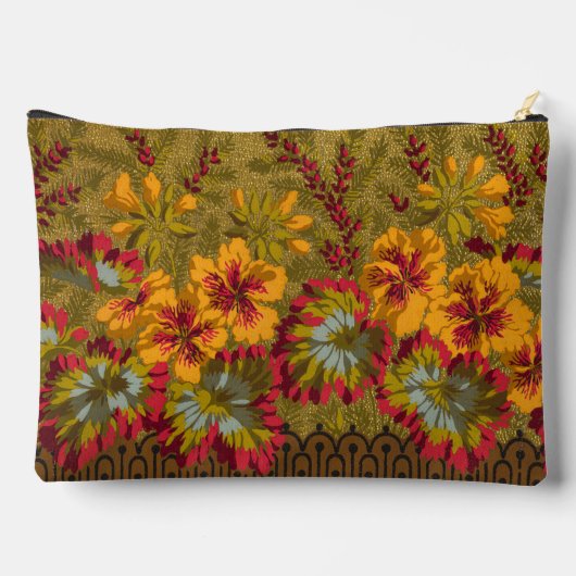 Kleurrijke bloeiende Nasturtiums bessen en twijgen Etui (Achterkant)