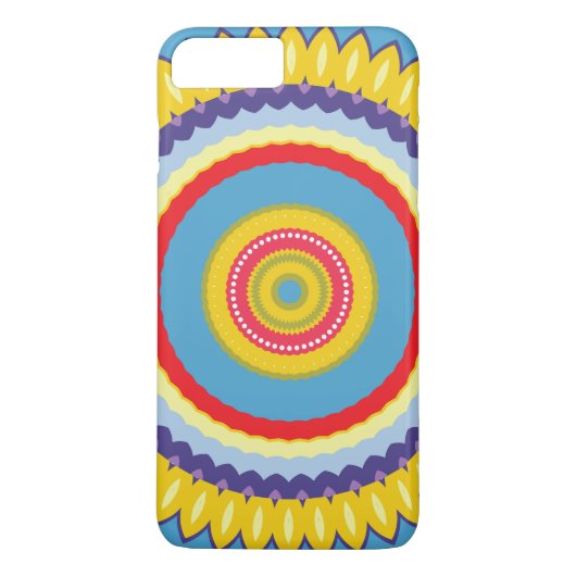 Kleurrijke bloem caleidoscoop Case-Mate iPhone case (Achterkant)
