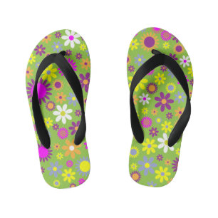Kleurrijke Bloem Kinderen Flip Flops