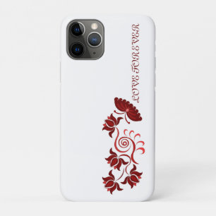 Kleurrijke bloem kunst cadeau iPhone 11 pro hoesje