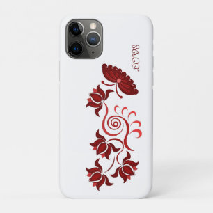 Kleurrijke bloem kunst cadeau iPhone 11 pro hoesje