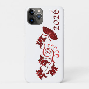 Kleurrijke bloem kunst cadeau iPhone 11 pro hoesje
