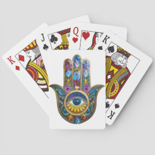 Kleurrijke Bloembl Pokerkaarten