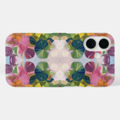 Kleurrijke bloemblaadjes Waterverf Patroon Schilde Case-Mate iPhone Case (Achterkant (horizontaal))