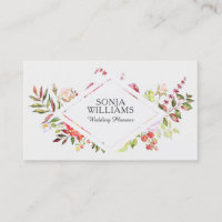 Kleurrijke Bloemen Boeket bruiloft Planner
