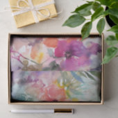  Kleurrijke Bloemen Botanische Waterverf Tissuepapier (Geschenk)