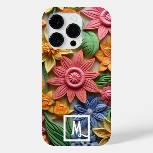 Kleurrijke Bloemen Case-Mate iPhone Case (Achterkant)