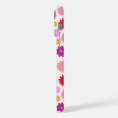 Kleurrijke Bloemen Herhalend Patroon iPhone Hoesje (Linkerkant)