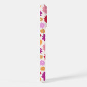 Kleurrijke Bloemen Herhalend Patroon iPhone Hoesje (Rechterkant)