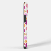 Kleurrijke Bloemen Herhalend Patroon iPhone Hoesje (Rechterkant)