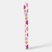 Kleurrijke Bloemen Herhalend Patroon iPhone Hoesje (Linkerkant)