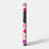 Kleurrijke Bloemen Herhalend Patroon iPhone Hoesje (Linkerkant)