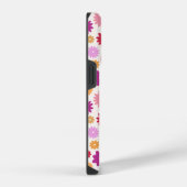Kleurrijke Bloemen Herhalend Patroon iPhone Hoesje (Rechterkant)