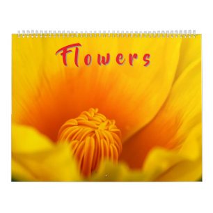 Kleurrijke Bloemen Kalender