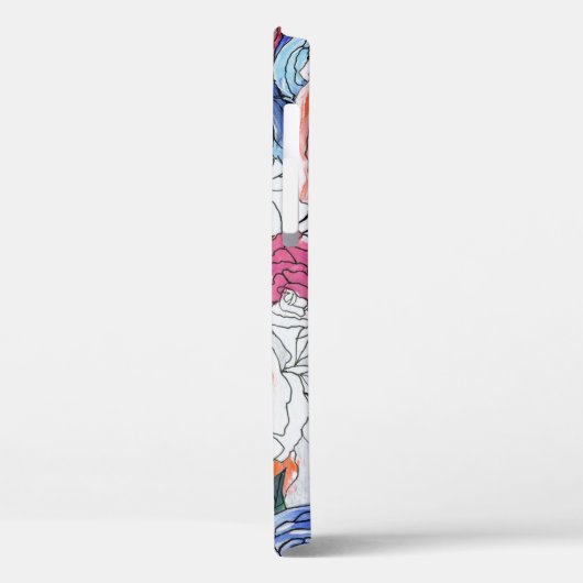 Kleurrijke bloemen: Levendig naadloos patroon Case-Mate iPhone Case (Achterkant / Links)