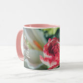 Kleurrijke bloemen mok (Voorkant links)