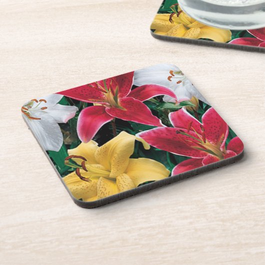 Kleurrijke Bloemen Onderzetters (Linkerzijde)