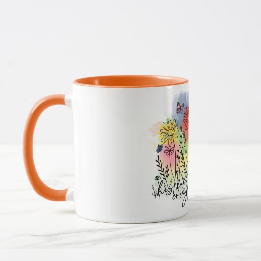 KLEURRIJKE BLOEMEN ONTWERP BIJBEL VERS MOK (Links)