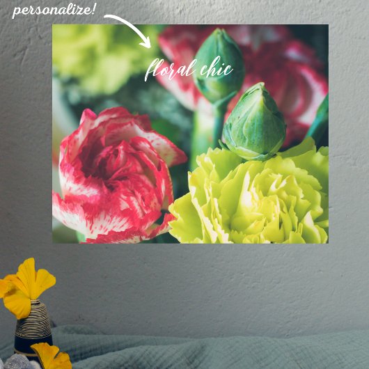 Kleurrijke bloemen poster