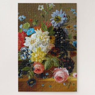 Kleurrijke  bloemen Vase Art Painting Legpuzzel