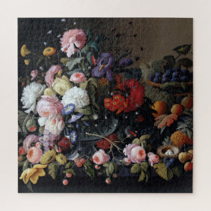 Kleurrijke  bloemen Vase Art Painting Legpuzzel