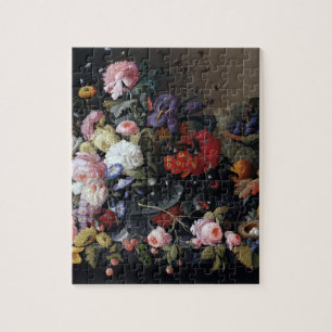 Kleurrijke  bloemen Vase Art Painting Legpuzzel