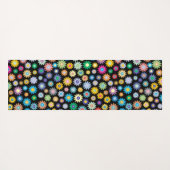 Kleurrijke bloemen Yoga Mat (Achterkant (horizontaal))