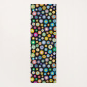 Kleurrijke bloemen Yoga Mat (Achterkant)