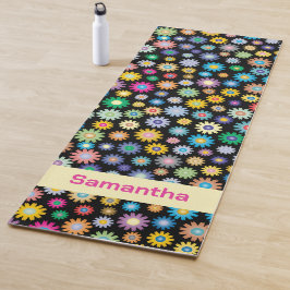 Kleurrijke bloemen Yoga Mat