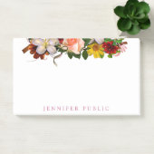Kleurrijke bloemenelegante moderne Waterverf Sjabl Post-it® Notes (Kantoor)
