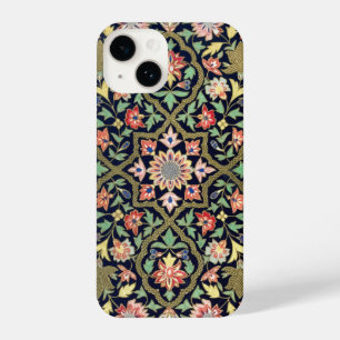 Kleurrijke bloemenindiaanse mandala patroon iPhone 14 hoesje