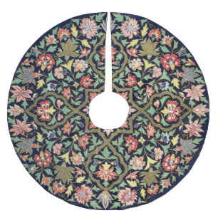 Kleurrijke  bloemenindiaanse mandala patroon kerstboom rok