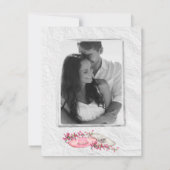 Kleurrijke Bloemensombrero Mexicaanse Bruiloft Kaart (Achterkant)