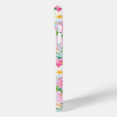 Kleurrijke Bloementuin Monogram Case-Mate iPhone Case (Achterkant / Links)