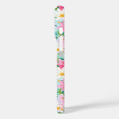 Kleurrijke Bloementuin Monogram Case-Mate iPhone Case (Achterkant / Links)