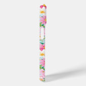 Kleurrijke Bloementuin Monogram Case-Mate iPhone Case (Achterkant / Rechts)